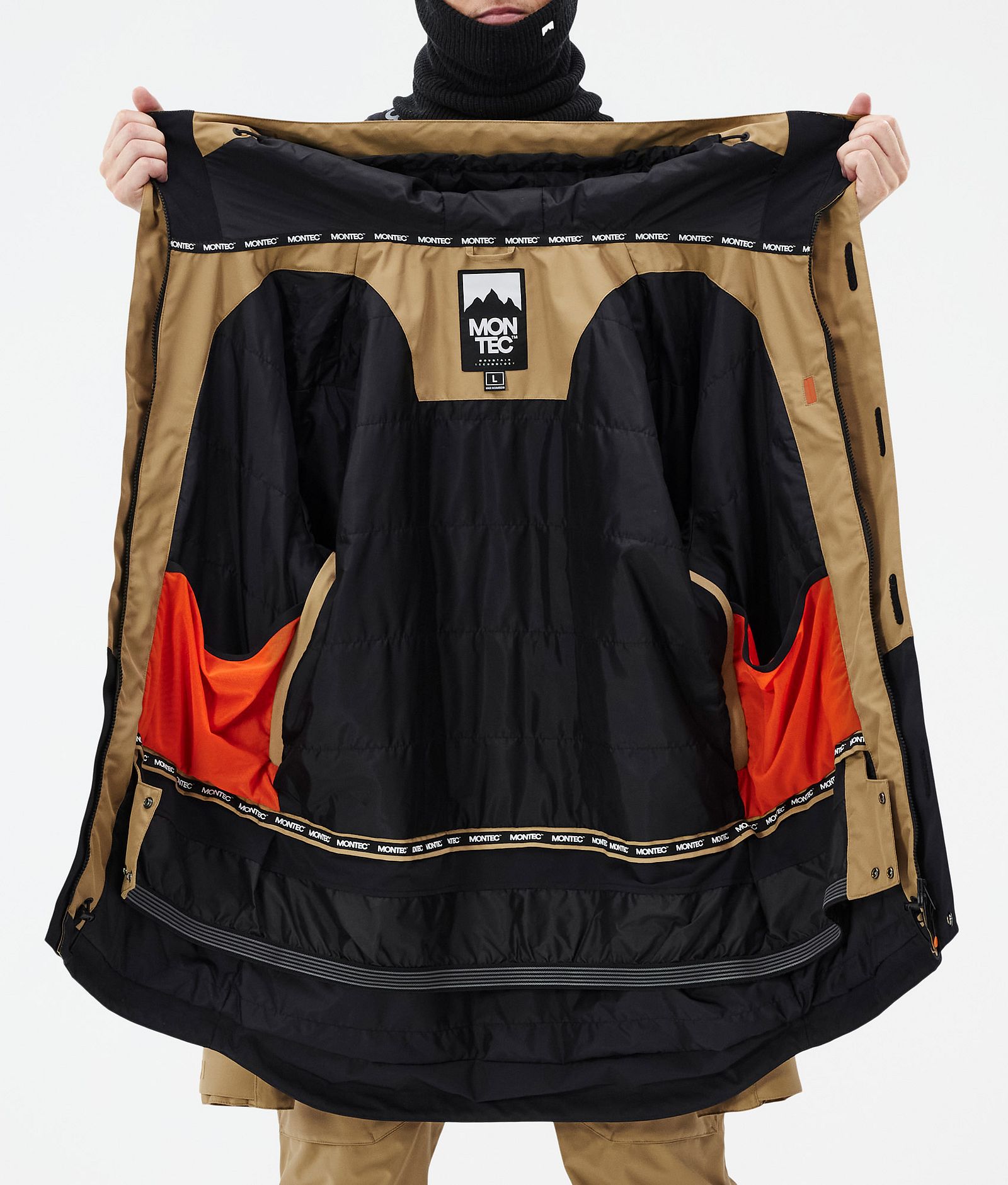 Fawk Veste Snowboard Homme Gold/Black, Image 9 sur 9