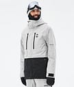 Fawk Snowboard Jacket Men Light Grey/Black