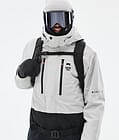 Fawk Snowboardjakke Herre Light Grey/Black, Bilde 2 av 10