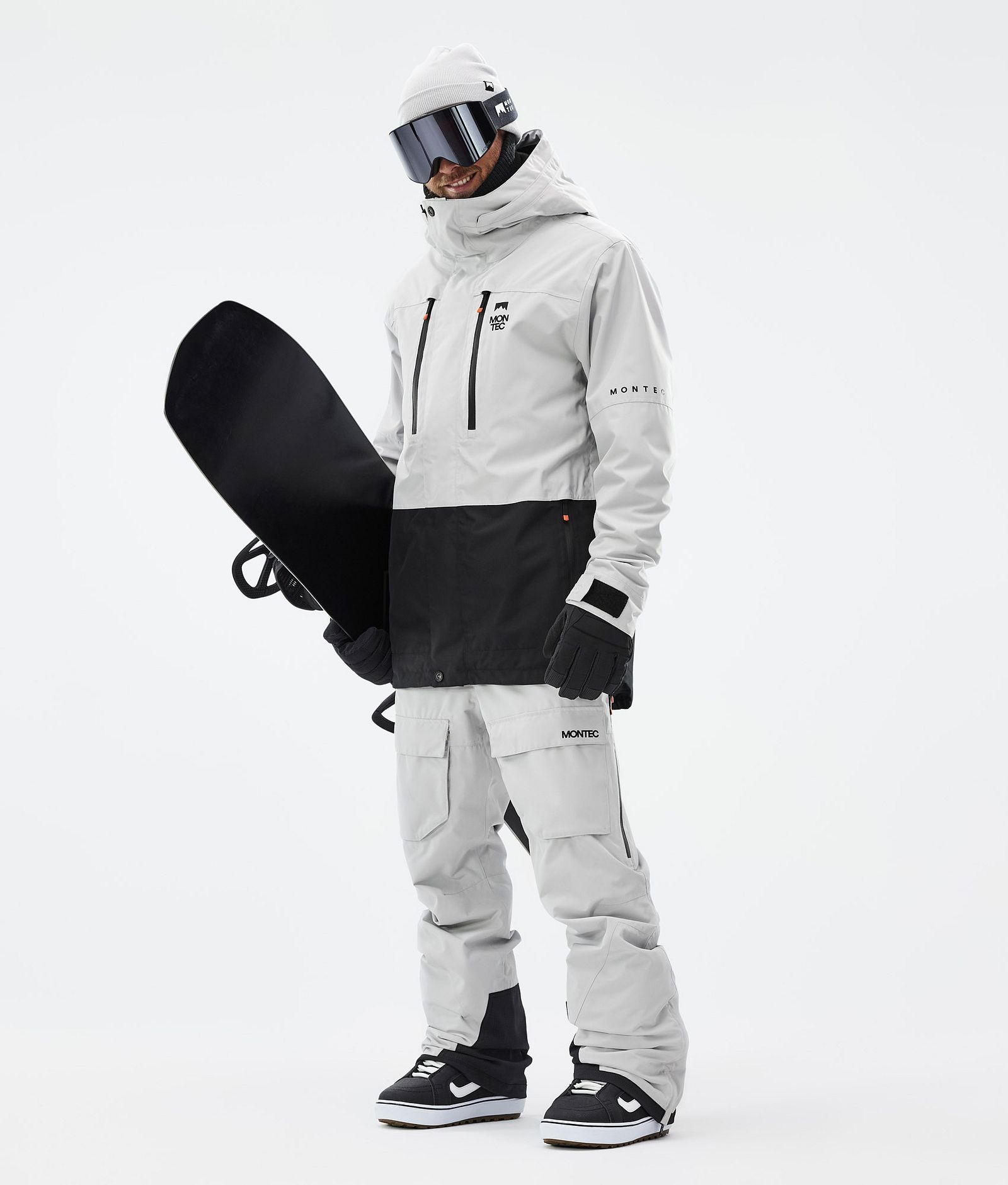 Montec Fawk Men's Ski Jacket Light Grey/Black