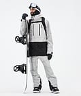 Fawk Kurtka Snowboardowa Mężczyźni Light Grey/Black Renewed, Zdjęcie 3 z 10