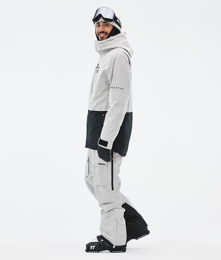 Fawk Ski Jacket Men Light Grey/Black, Image 4 of 10