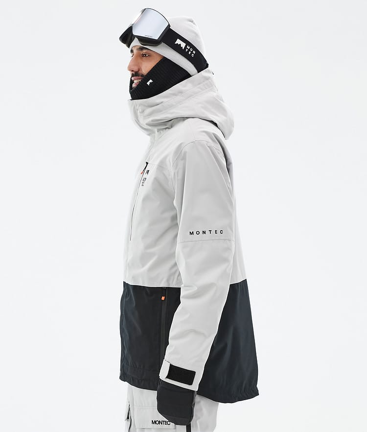 Fawk Snowboardjakke Herre Light Grey/Black, Bilde 6 av 10