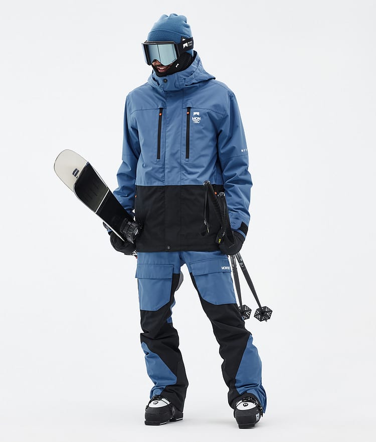 Fawk Ski Jacket Men Blue Steel/Black, Image 3 of 10