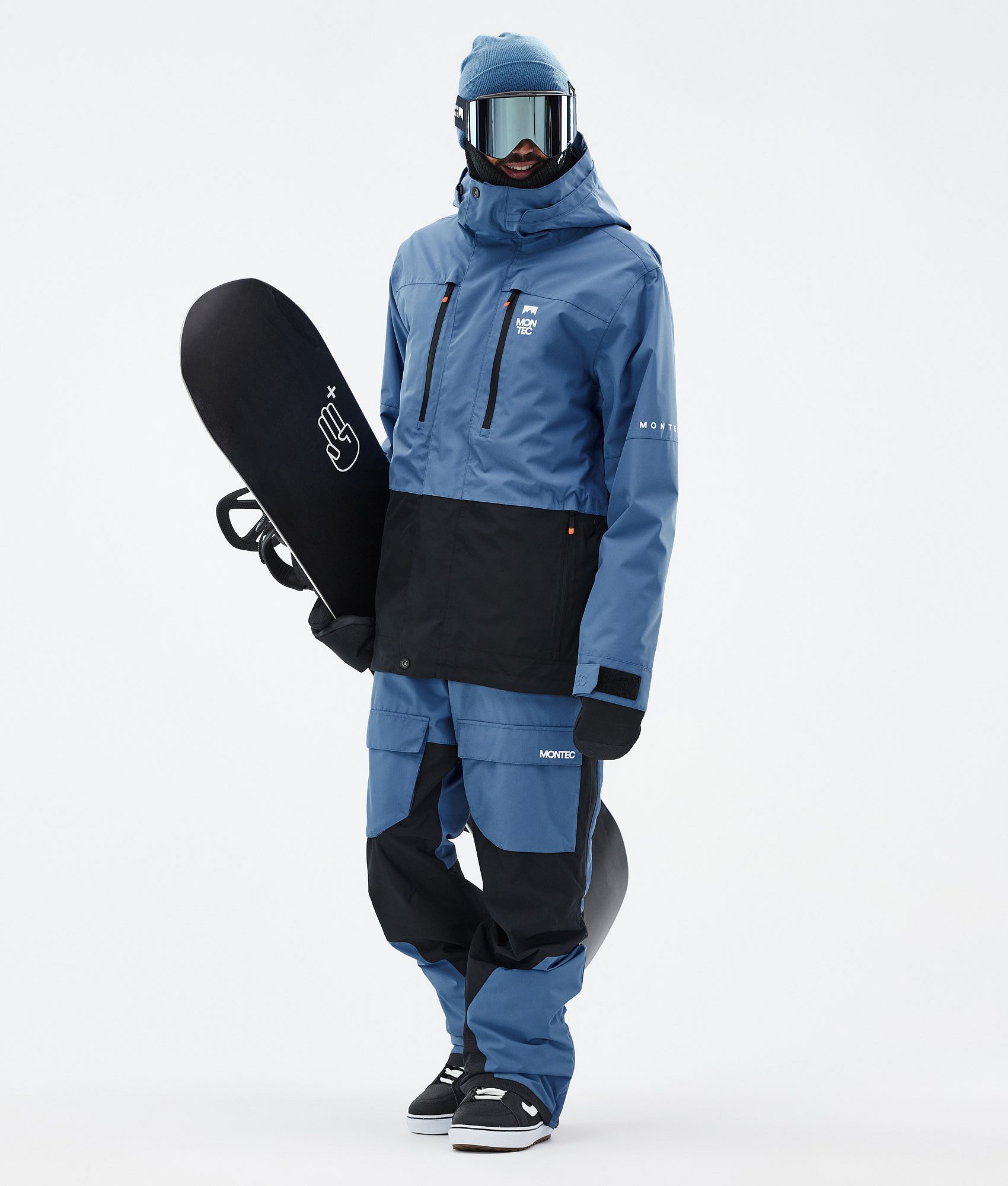 Montec Fawk Veste Snowboard Homme Blue Steel Black