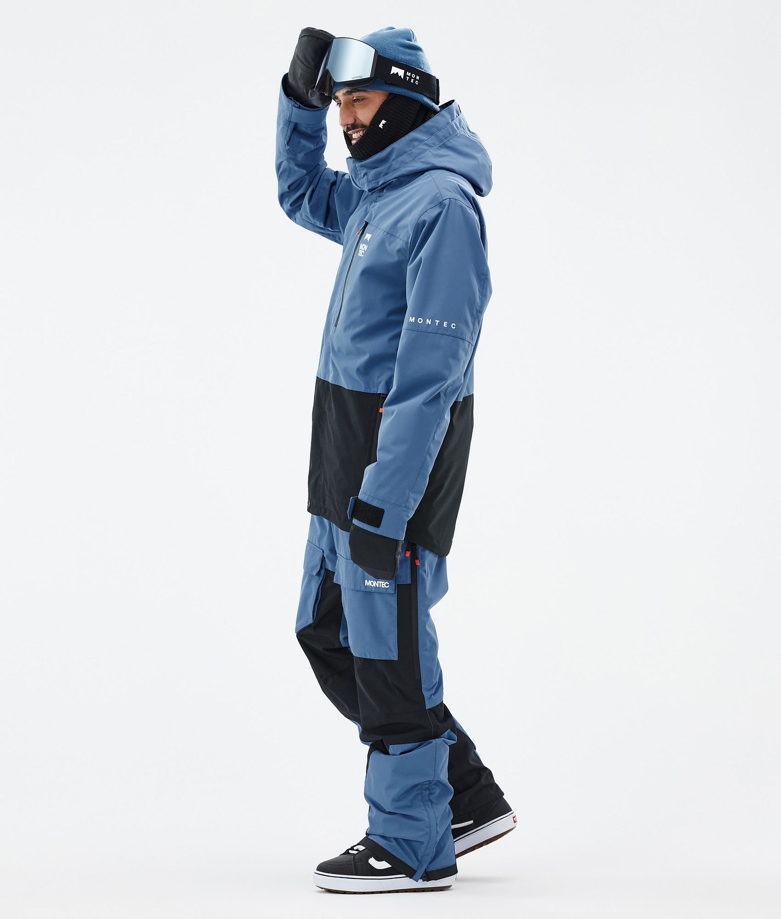 Fawk Snowboardjakke Herre Blue Steel/Black, Bilde 4 av 10