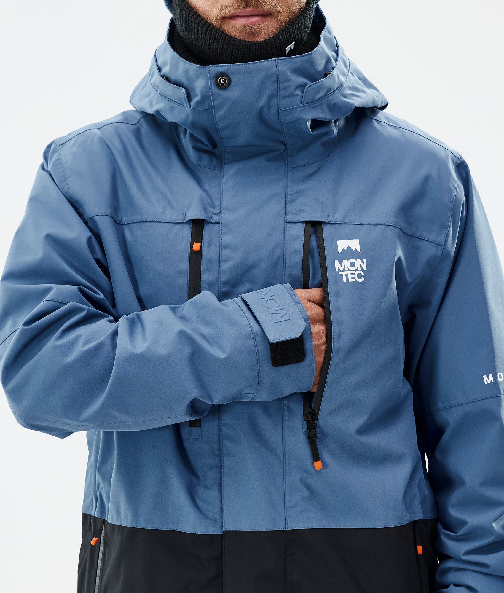 North face store ski jacket blue