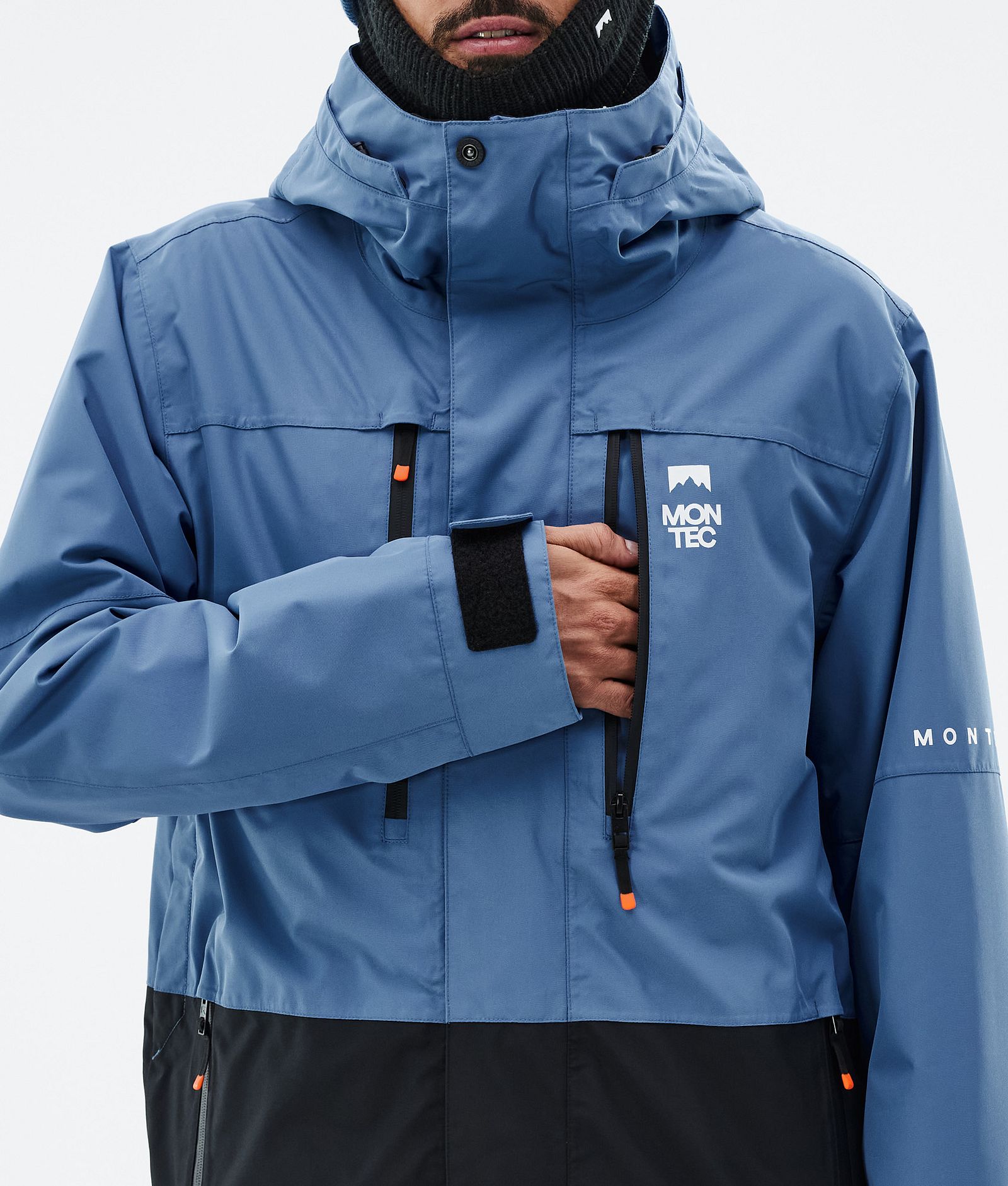 Fawk Ski Jacket Men Blue Steel/Black, Image 9 of 10