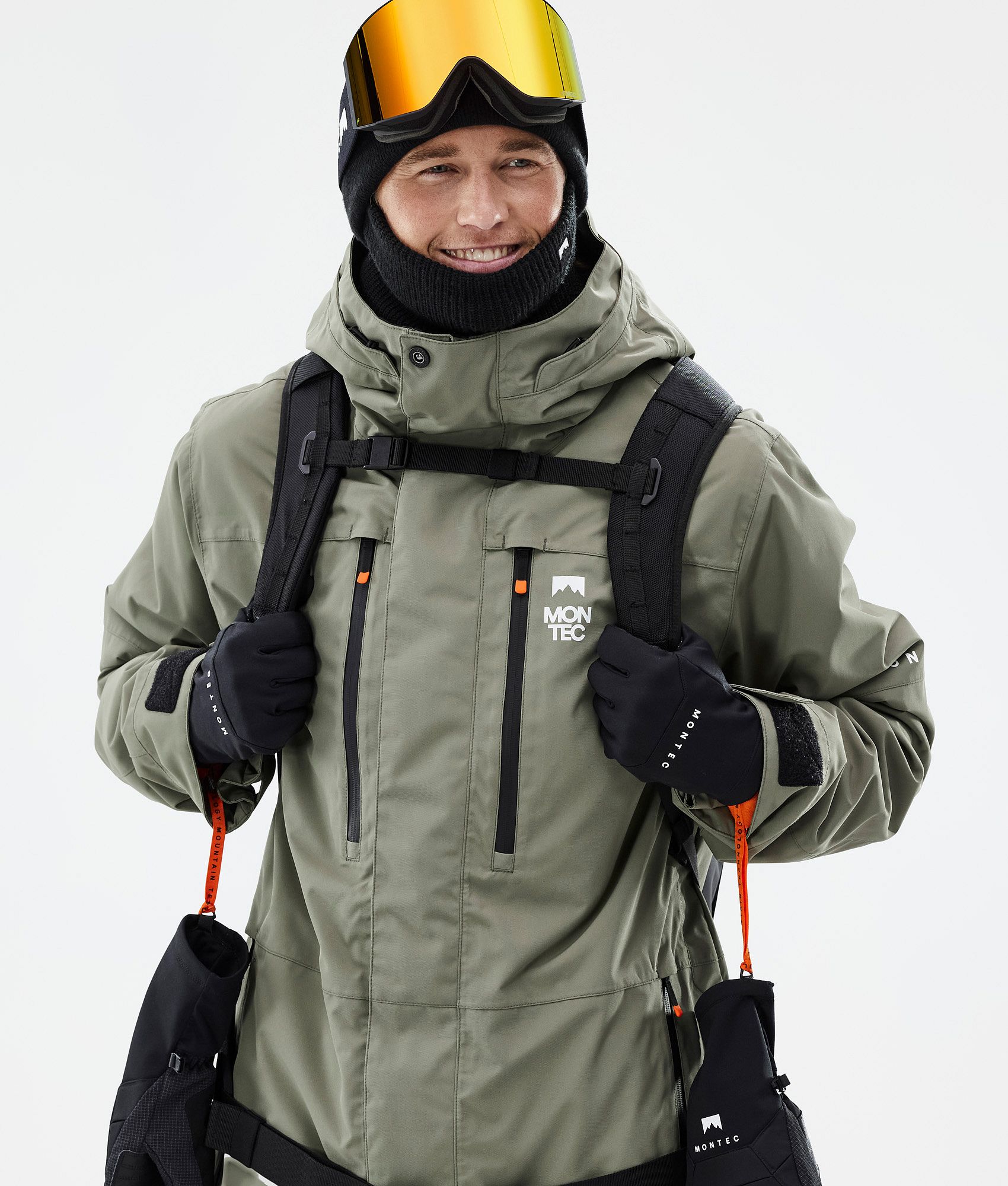 Montec Fawk Snowboard Jacket Men Greenish | Montecwear.com