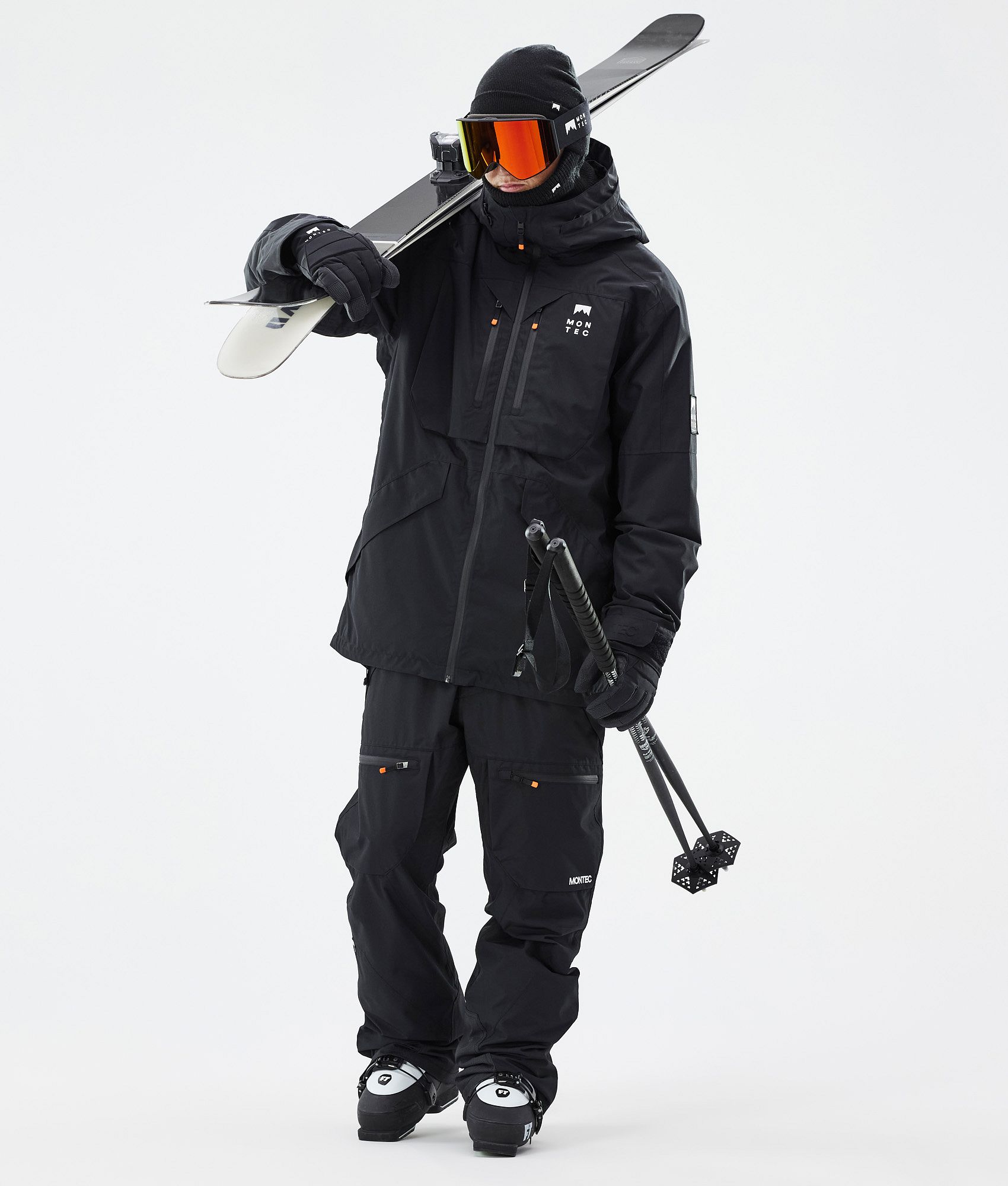 Montec Arch Ski Jacket Men Black | Montecwear.com