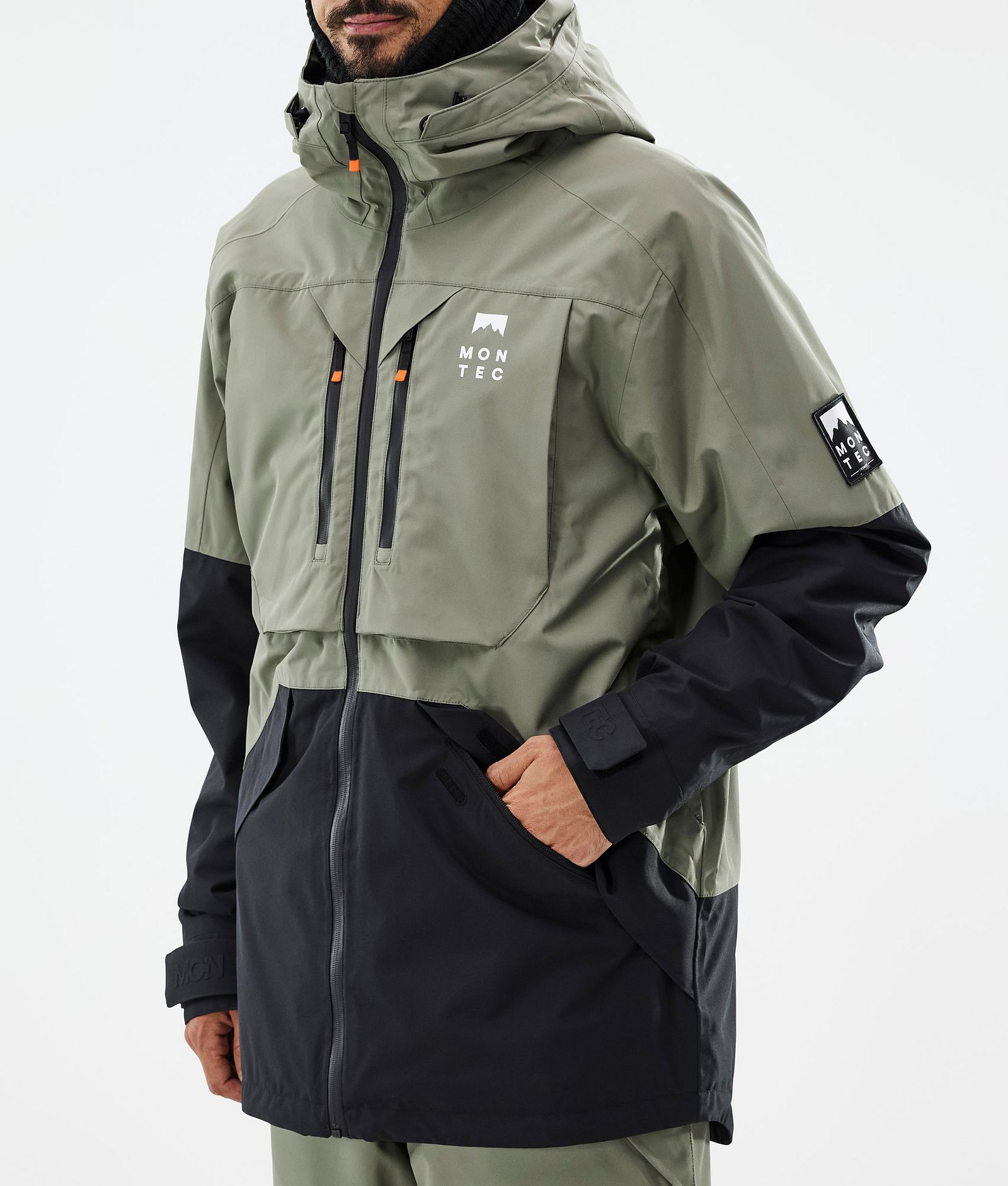 Arch Ski Jacket Men Greenish/Black, Image 8 of 10