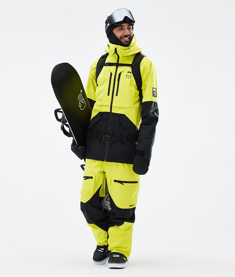 Arch Snowboard Jacket Men Bright Yellow/Black Renewed, Image 3 of 10