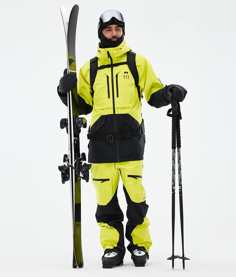 Arch Veste de Ski Homme Bright Yellow/Black, Image 3 sur 10