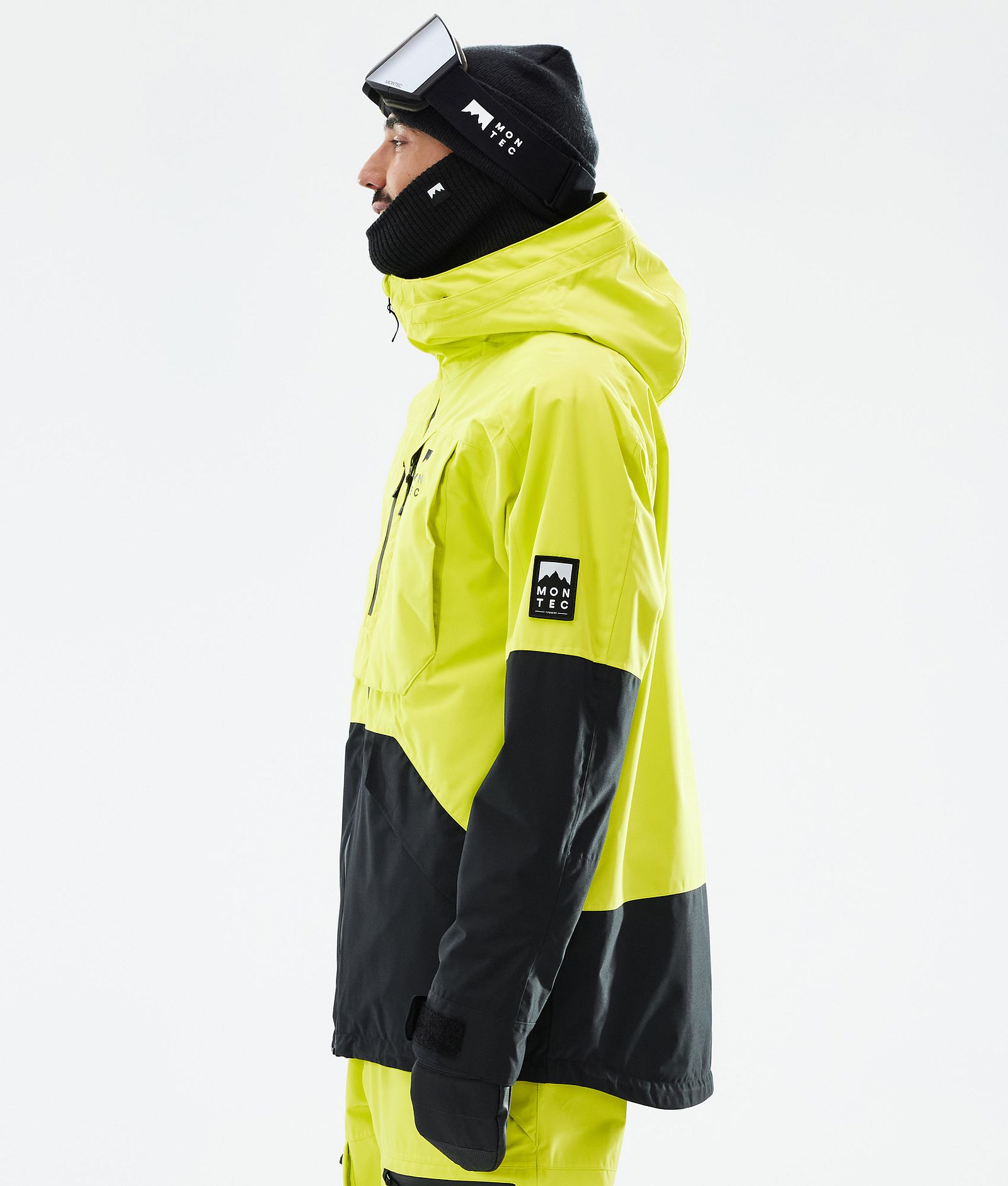 Arch Ski Jacket Men Bright Yellow/Black, Image 6 of 10