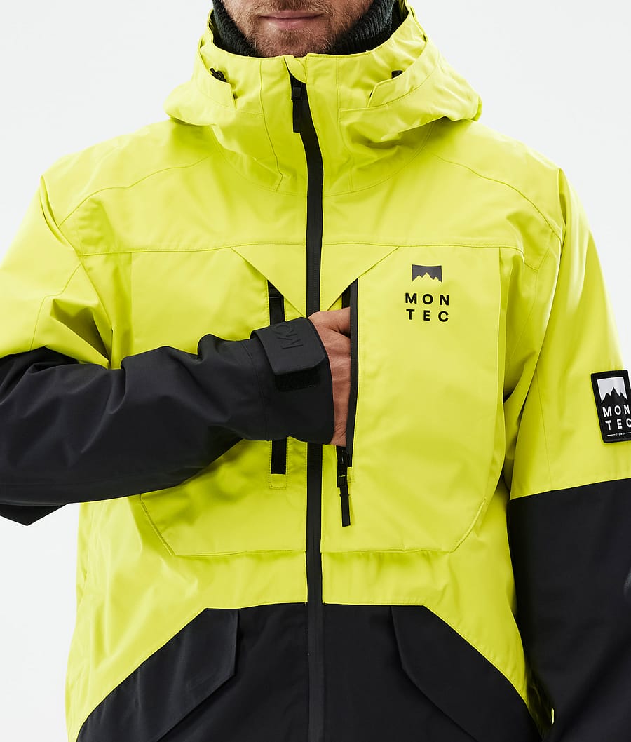 Montec Arch Ski Jacket Men - Bright Yellow/Black