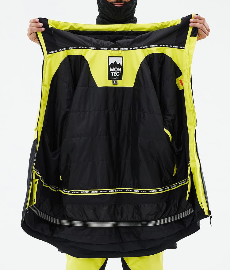 Arch Ski Jacket Men Bright Yellow/Black, Image 10 of 10