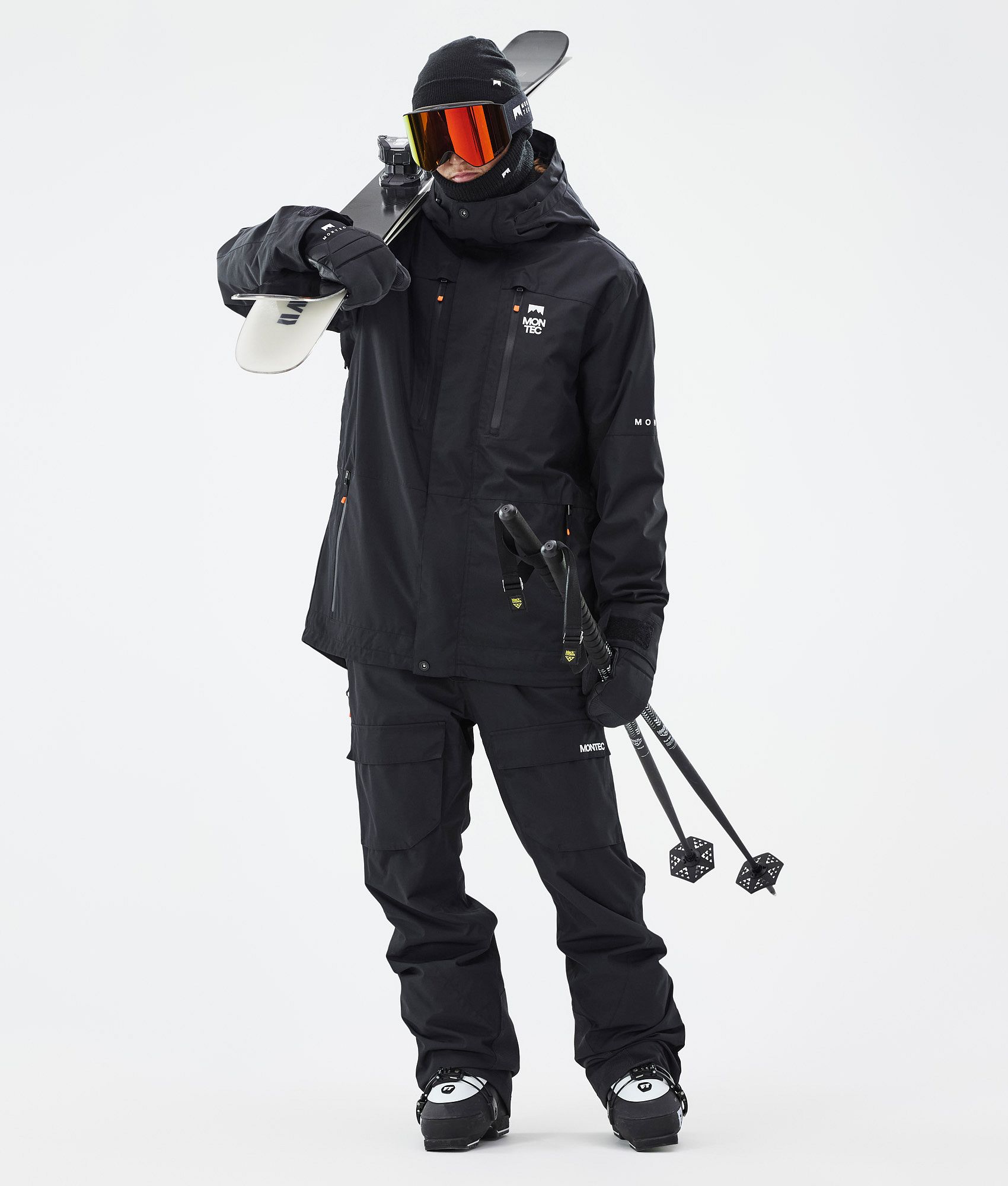 Montec Fawk Ski Pants Men Black | Montecwear CA