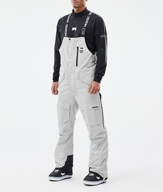 Fawk Snowboard Pants Men Light Grey