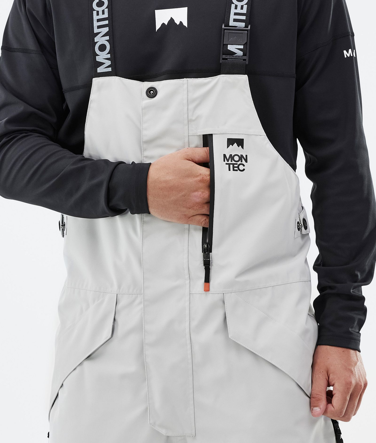 Fawk Spodnie Snowboardowe Mężczyźni Light Grey, Zdjęcie 6 z 7