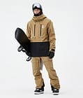 Fawk Snowboard Pants Men Gold Renewed, Image 2 of 7