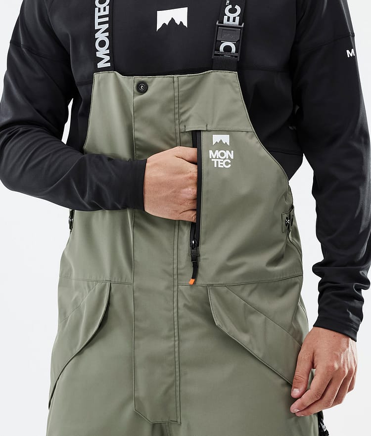 Fawk Snowboard Pants Men Greenish, Image 6 of 7