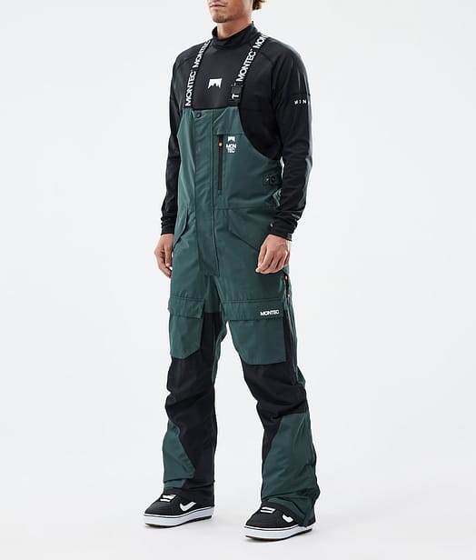 Fawk Pantaloni Snowboard Uomo Dark Atlantic/Black