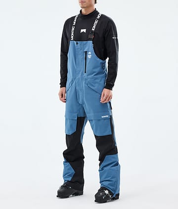 Fawk Ski Pants Men Blue Steel/Black