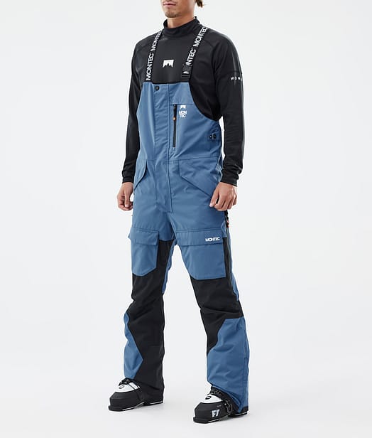 Fawk Pantaloni Sci Uomo Blue Steel/Black