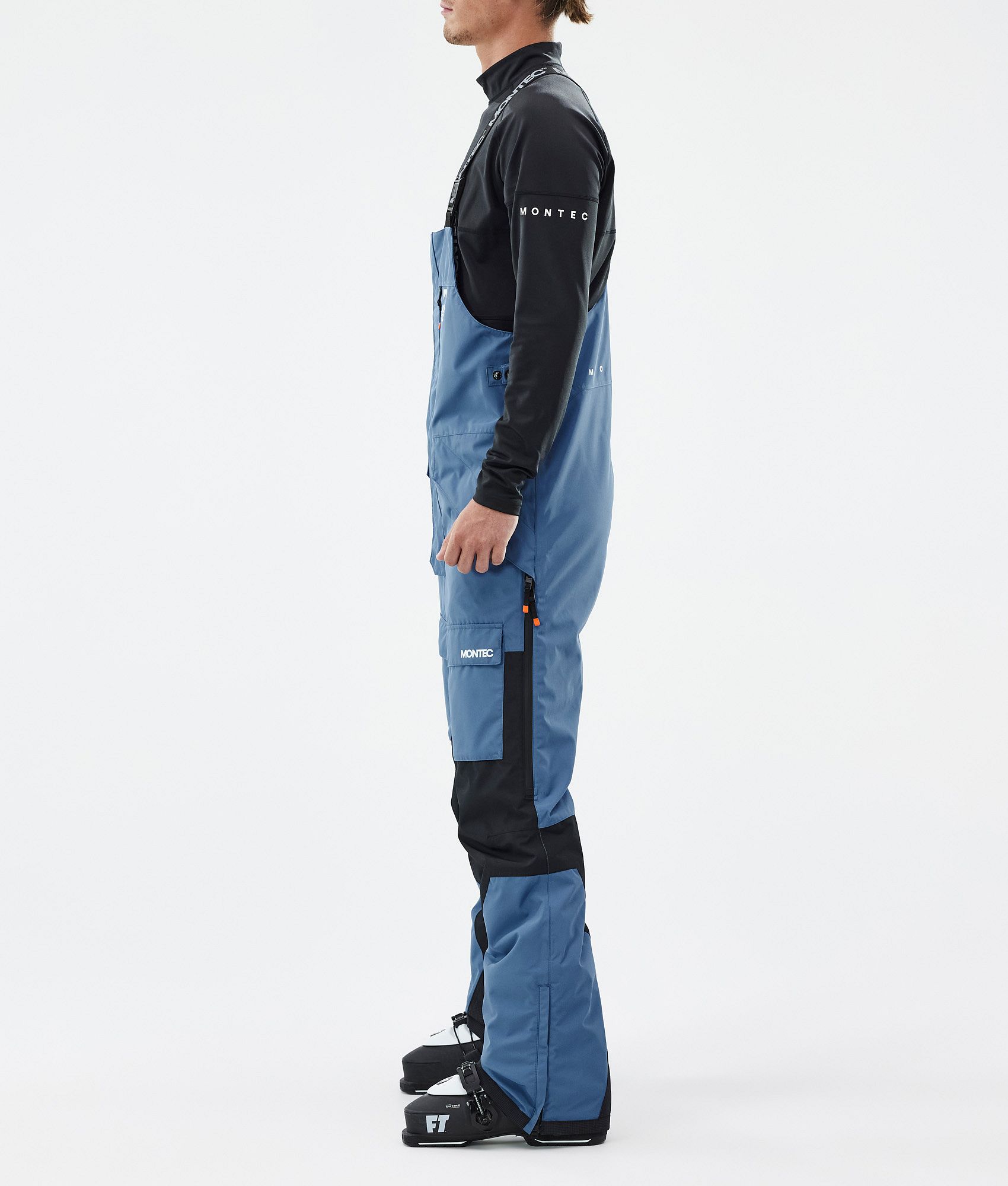 Montec Fawk Ski Pants Men Blue Steel/Black | Montecwear.com