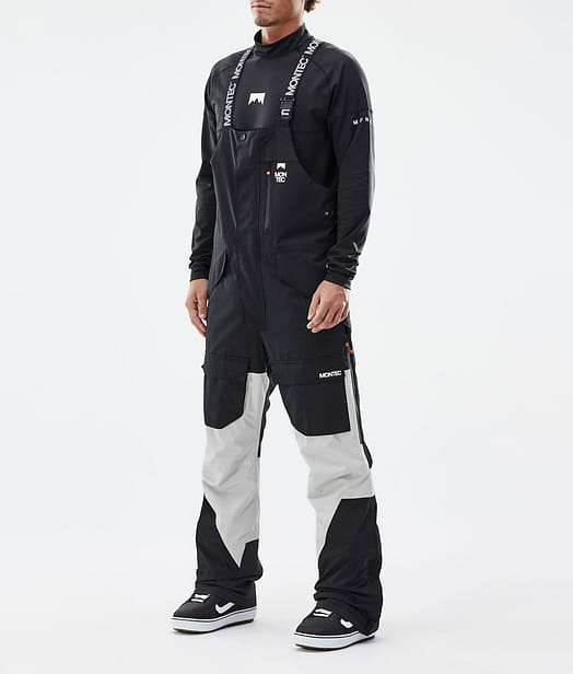 Fawk Pantalones Snowboard Hombre Black/Light Grey