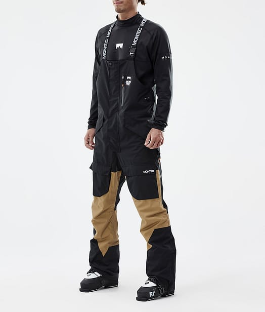 Fawk Pantalon de Ski Homme Black/Gold