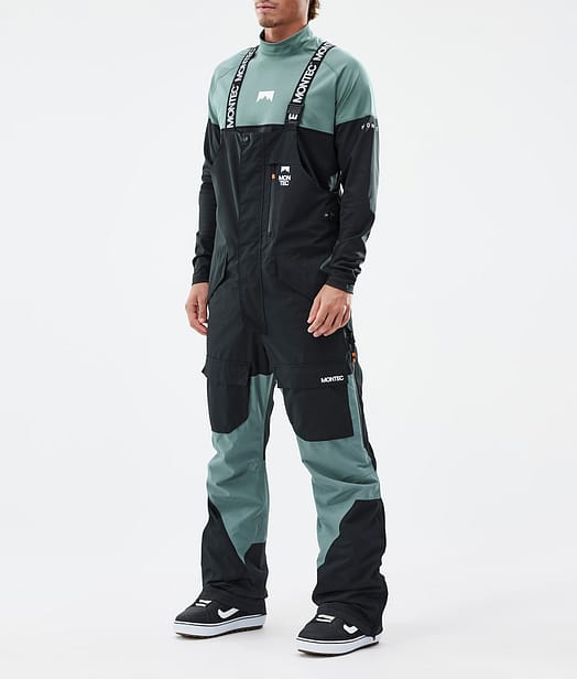 Fawk Pantalon de Snowboard Homme Black/Atlantic