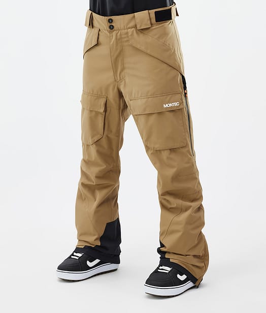 Kirin Snowboard Pants Men Gold