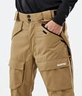 Kirin Pantalon de Ski Homme Gold, Image 5 sur 6