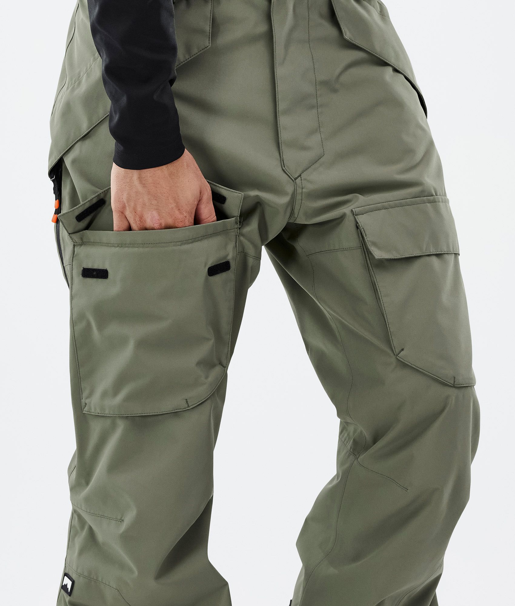 Mens slim hot sale snow pants