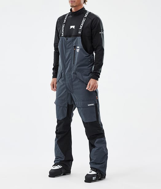 Fawk Ski Pants Men Metal Blue/Black