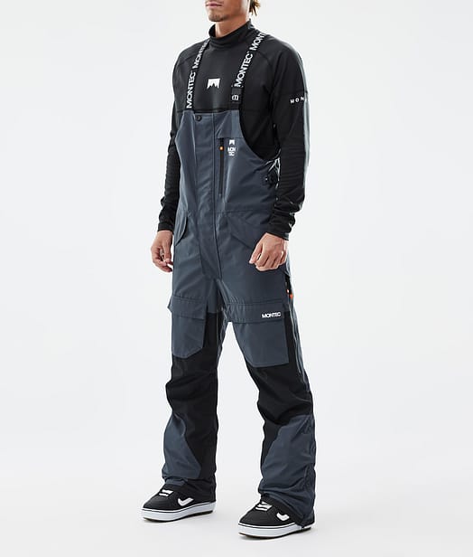 Fawk Snowboard Bukser Herre Metal Blue/Black