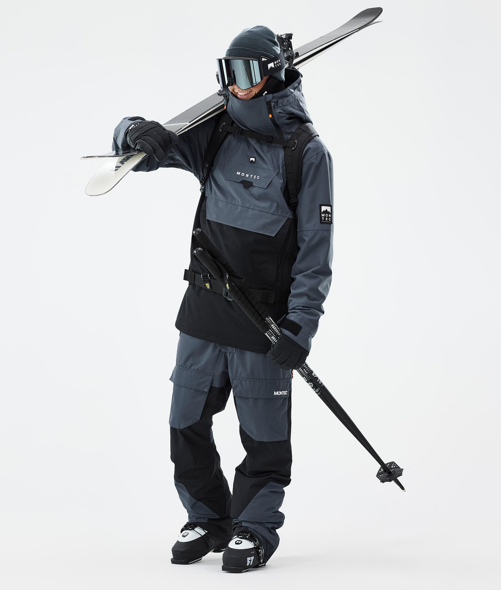 Montec Fawk W 2020 Ski Pants Women Marine/Atlantic/Light Grey |  Montecwear.com
