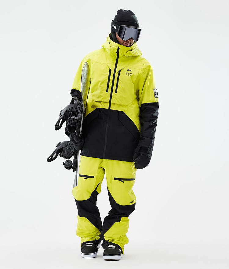 Montec Fawk W Women's Snowboard Pants Bright Yellow/Black