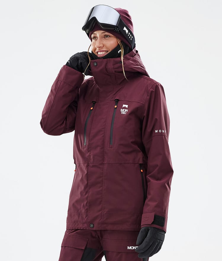 Fawk W スノーボードジャケット レディース Burgundy, 画像1 / 10
