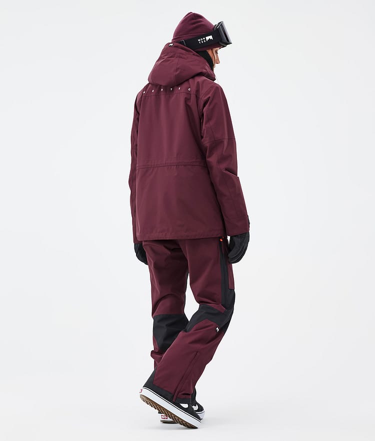 Fawk W スノーボードジャケット レディース Burgundy, 画像5 / 10