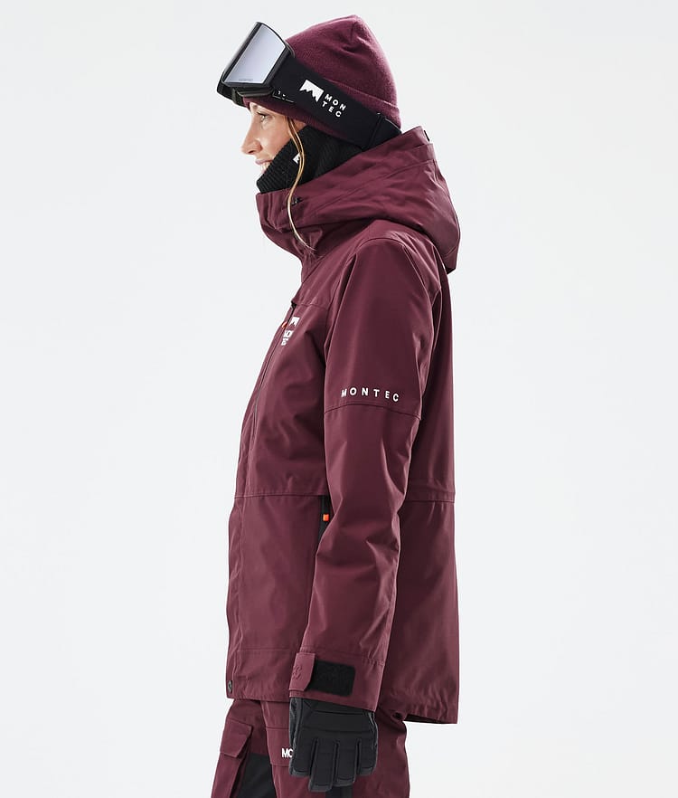 Fawk W スノーボードジャケット レディース Burgundy, 画像6 / 10