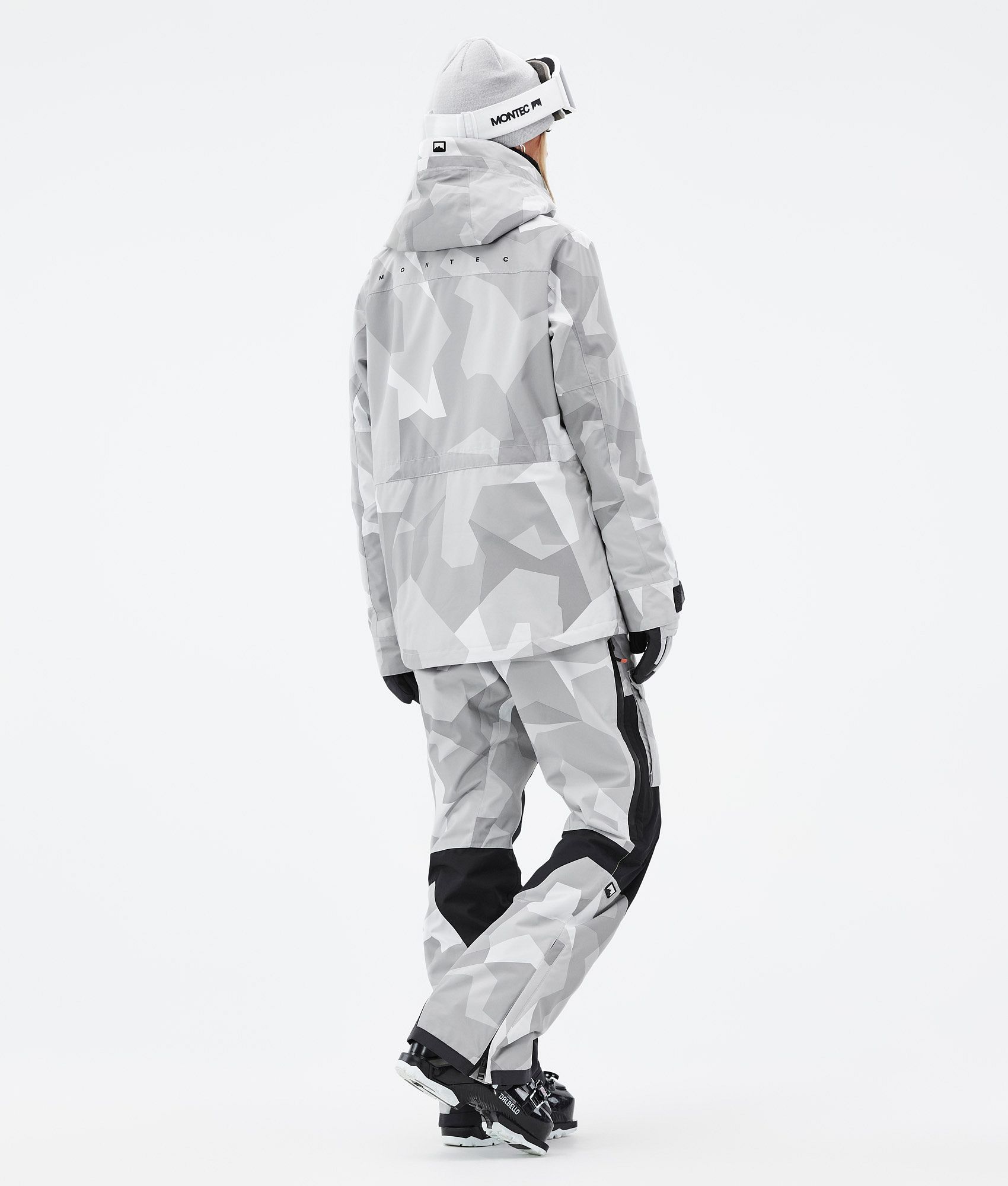 White camo cheap snow jacket