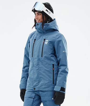 Fawk W Ski Jacket Women Blue Steel