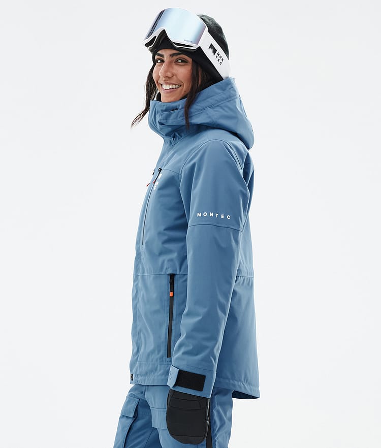 Fawk W Snowboardjakke Dame Blue Steel Renewed, Bilde 6 av 10