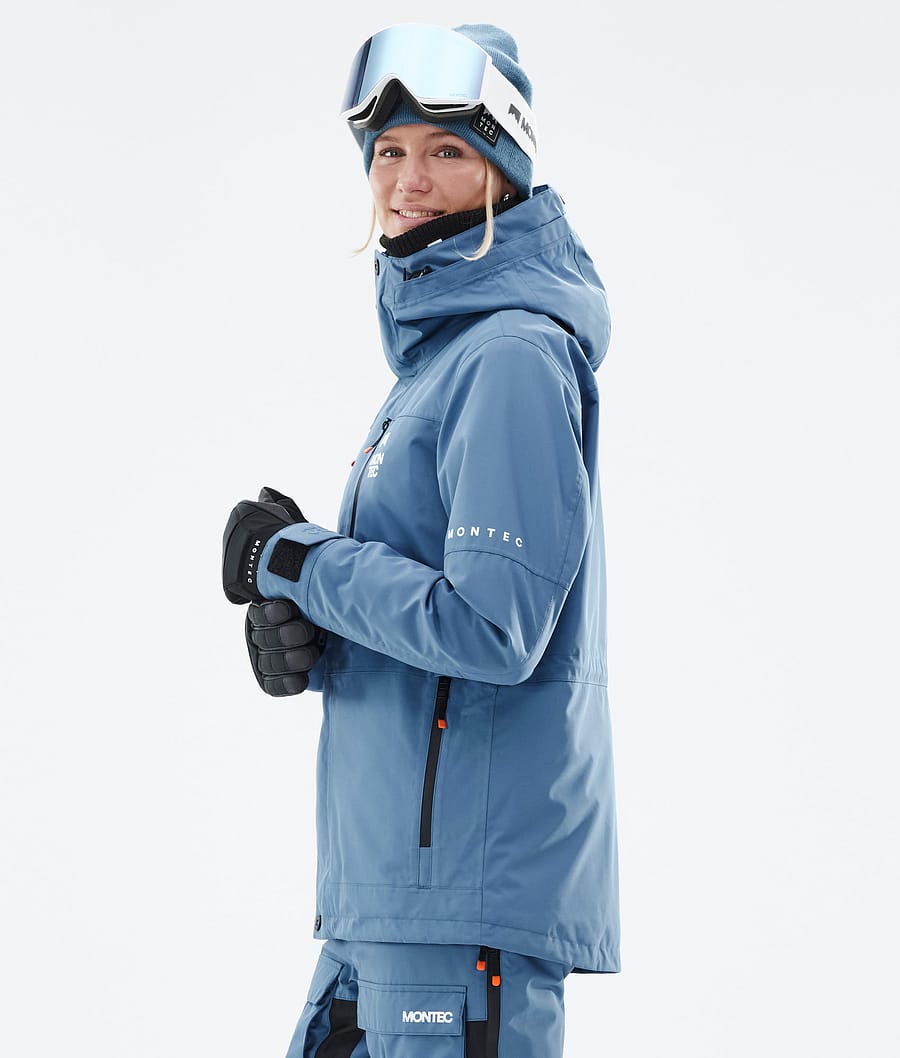 Montec Fawk W Women's Ski Jacket Blue Steel | Montecwear.com
