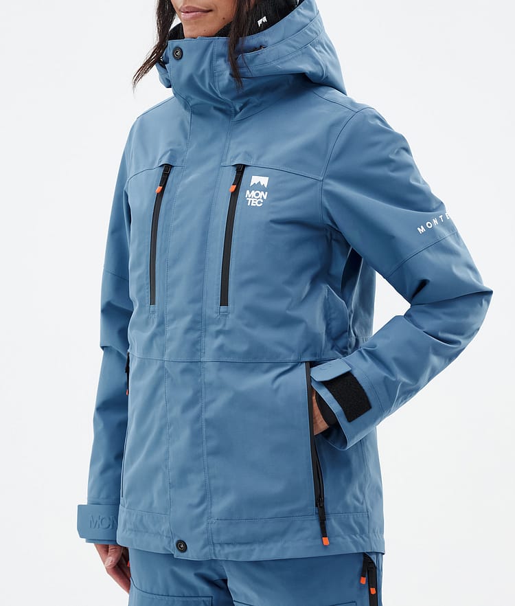 Fawk W Snowboardjacke Damen Blue Steel Renewed, Bild 8 von 10