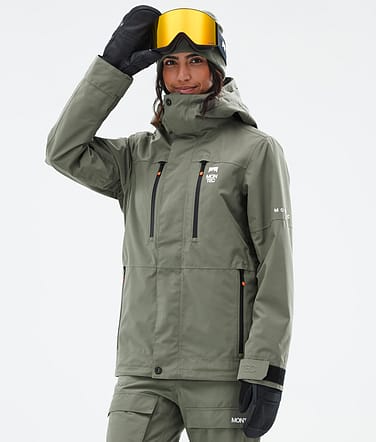 Fawk W Chaqueta Snowboard Greenish