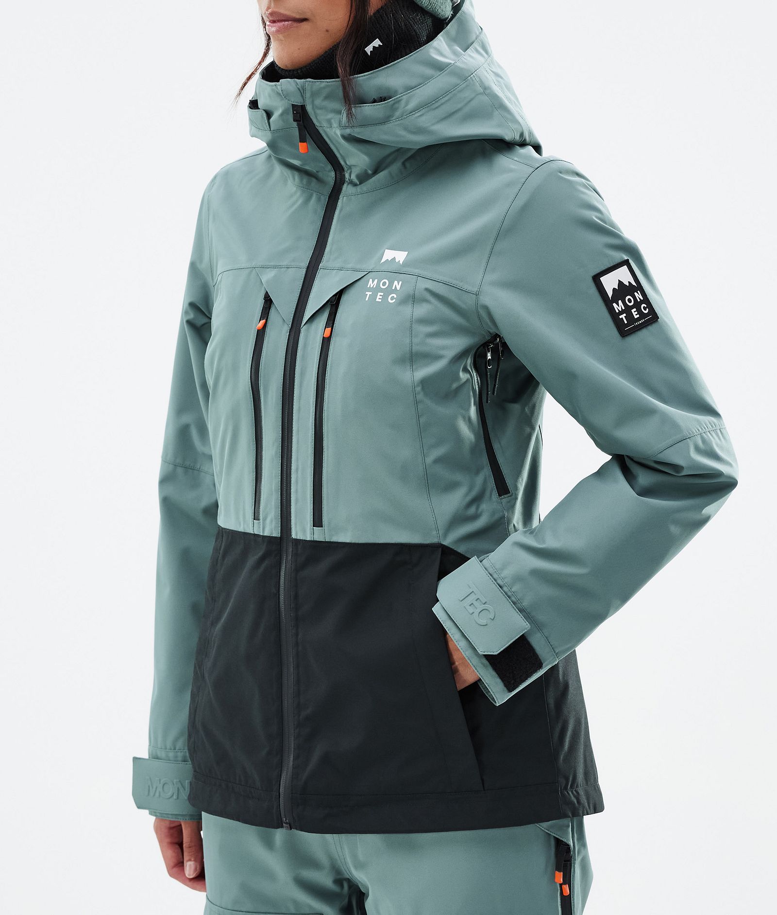 Moss W Ski Jacket Women Atlantic/Black, Image 8 of 10