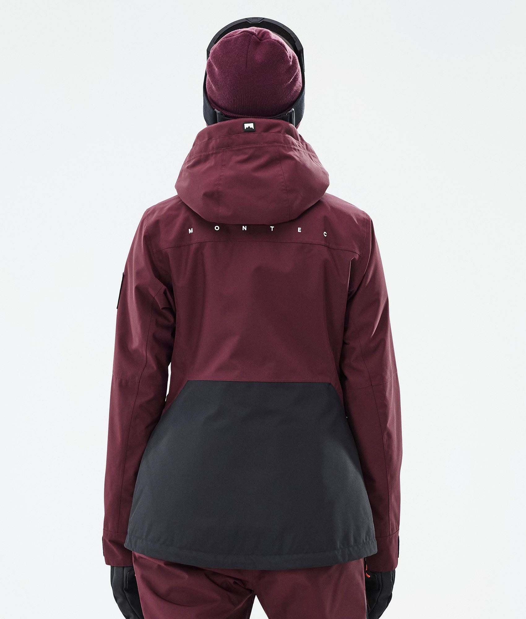 Montec Moss W Ski Jacket Women Burgundy Black Montecwear